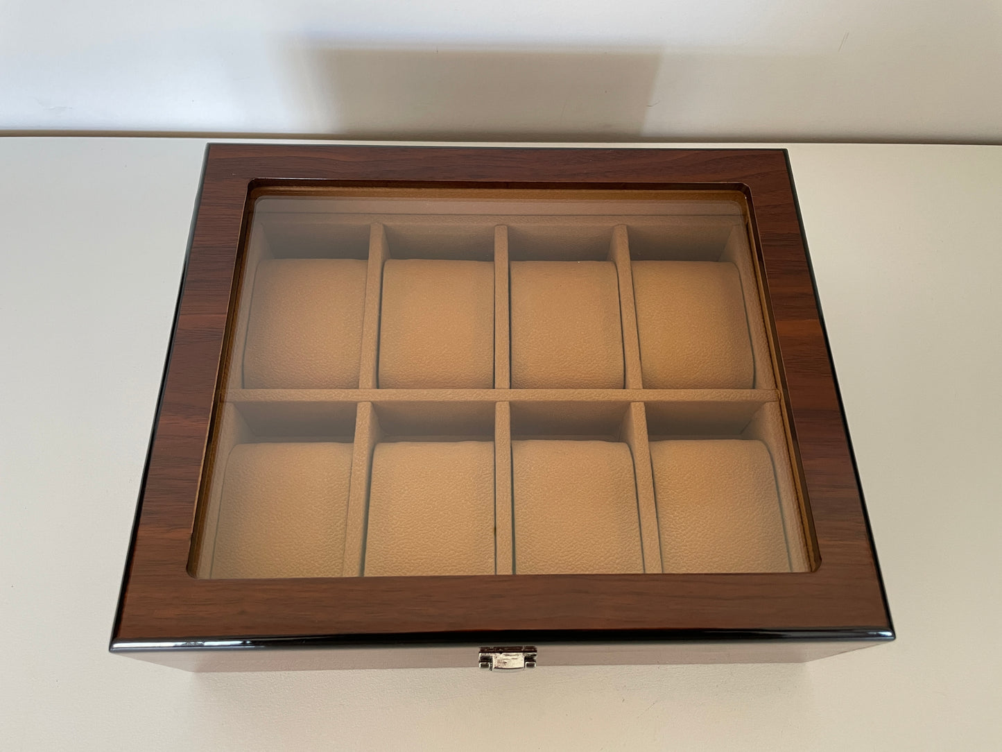 Premium Wooden Watch Display Case 8 Slot