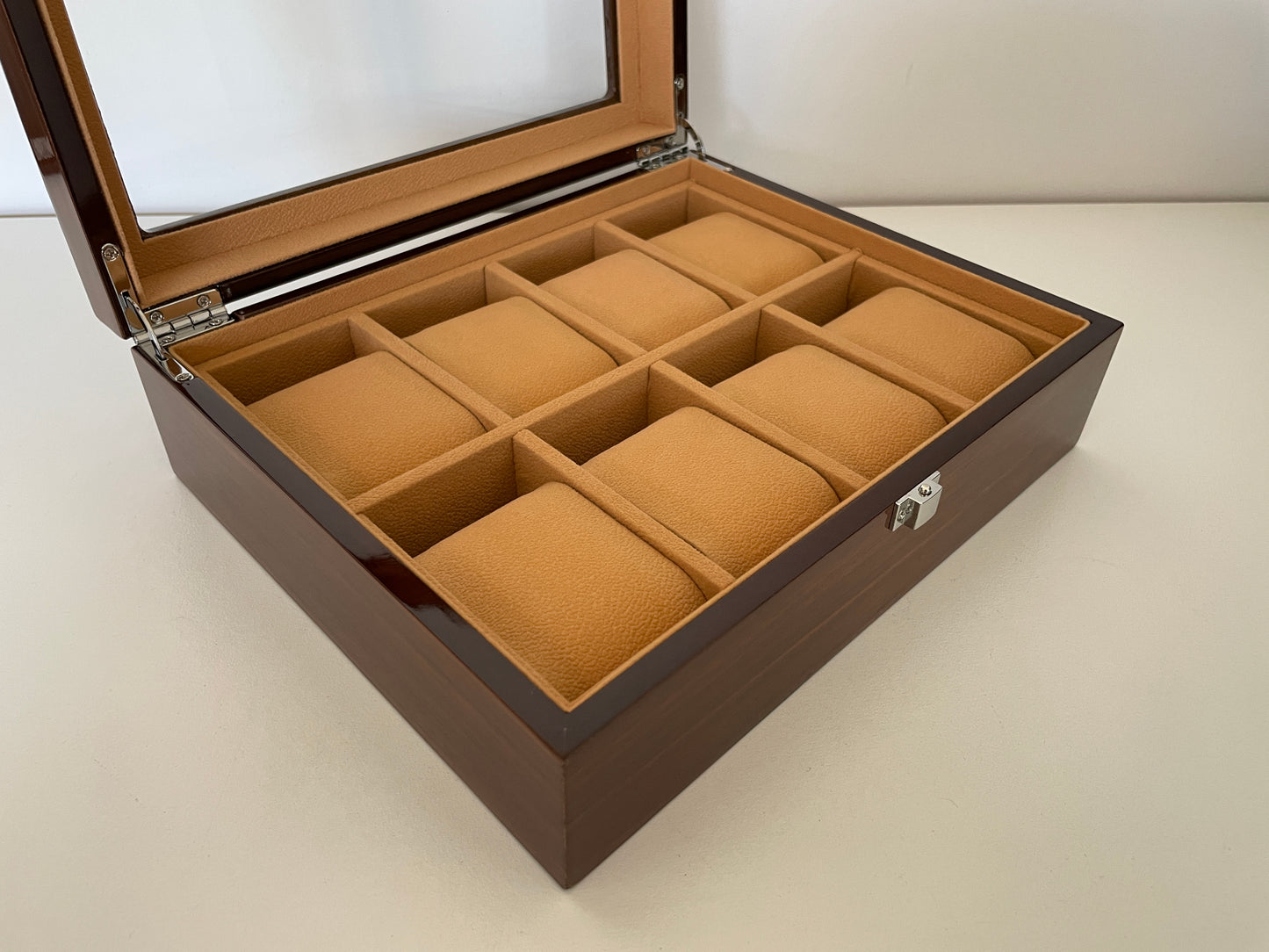 Premium Wooden Watch Display Case 8 Slot