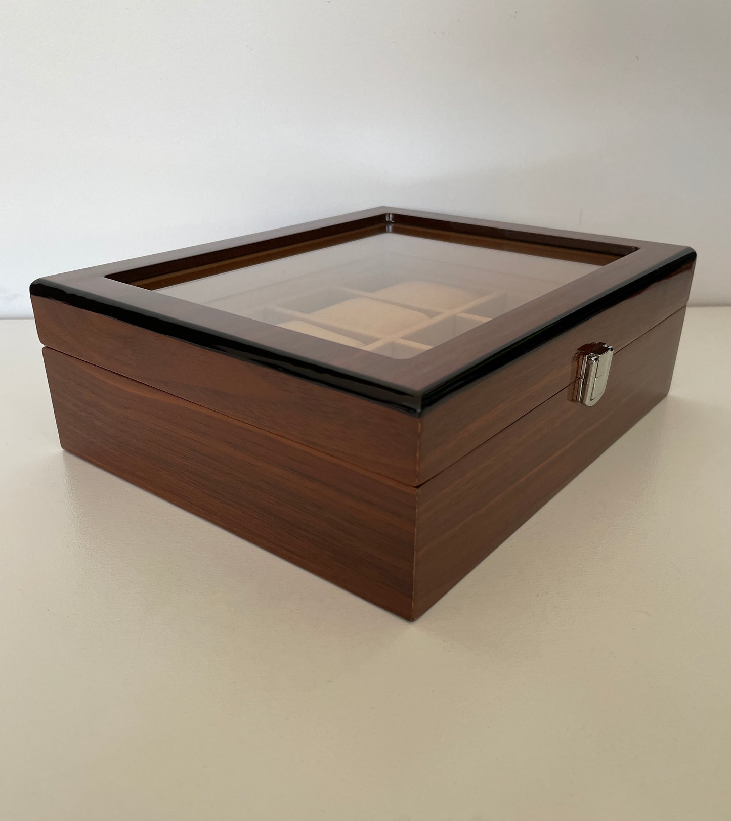 Premium Wooden Watch Display Case 8 Slot