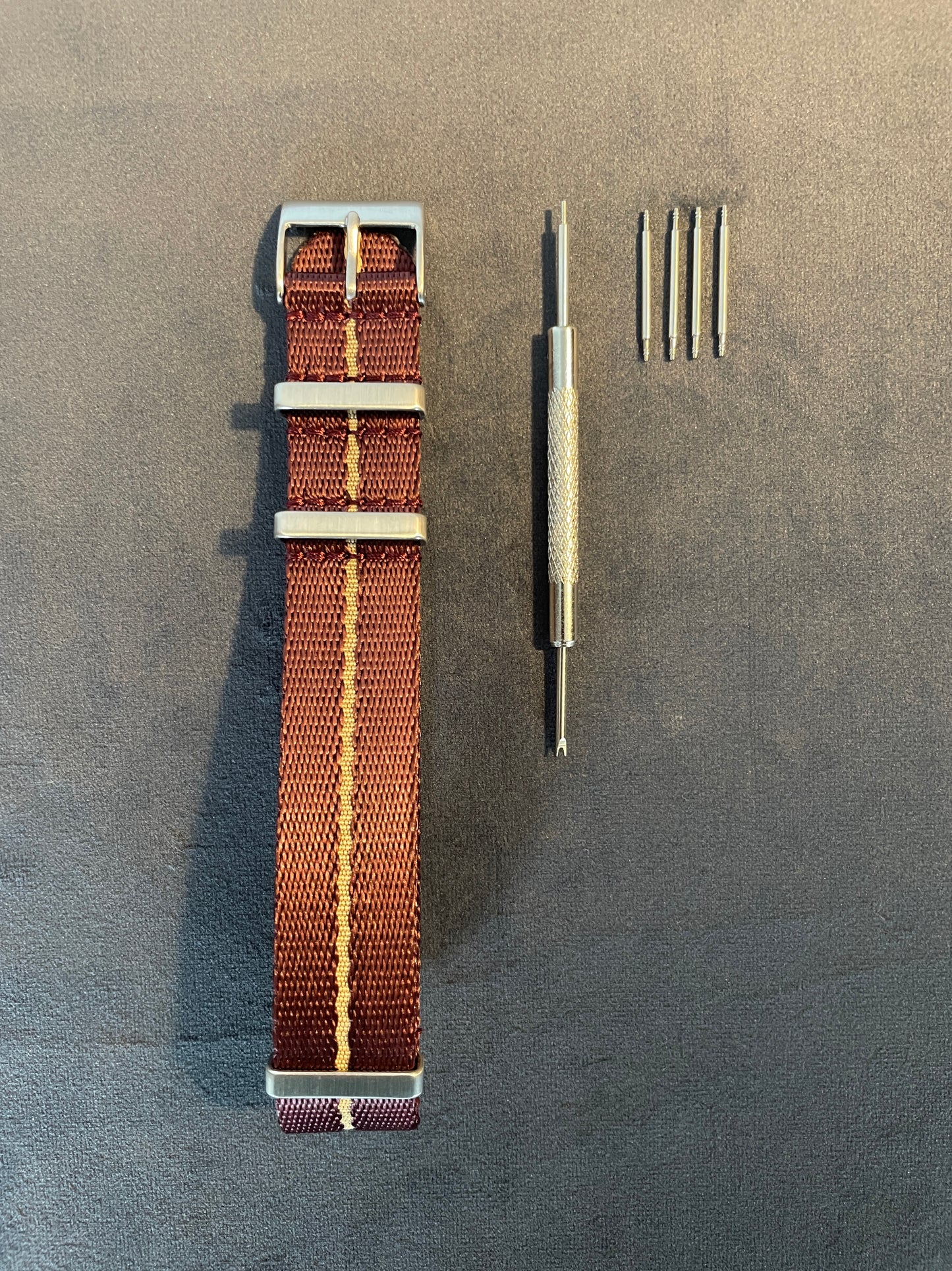 Red Nato Strap 20mm, 22mm