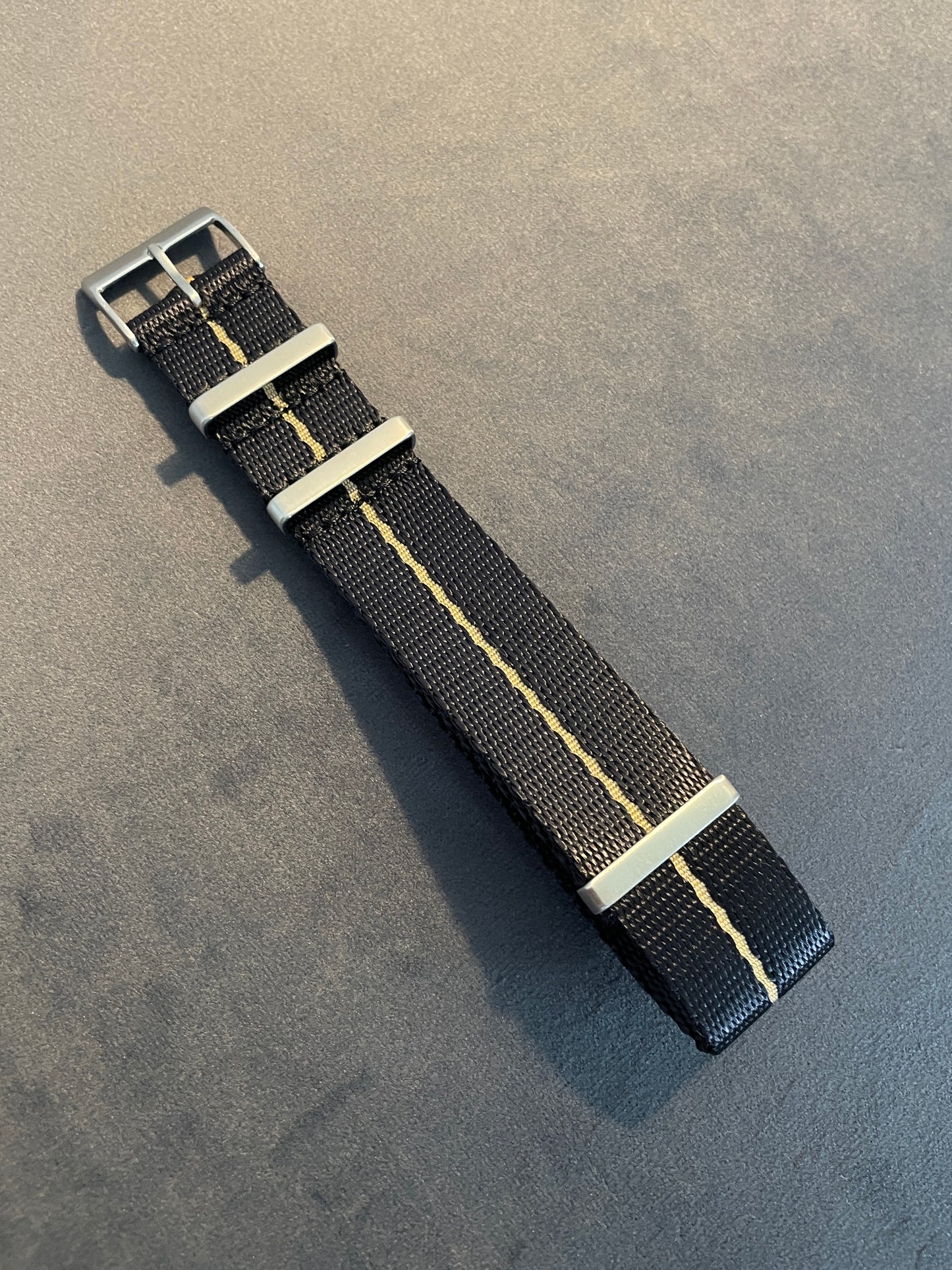 Black Nato Strap 20mm, 22mm