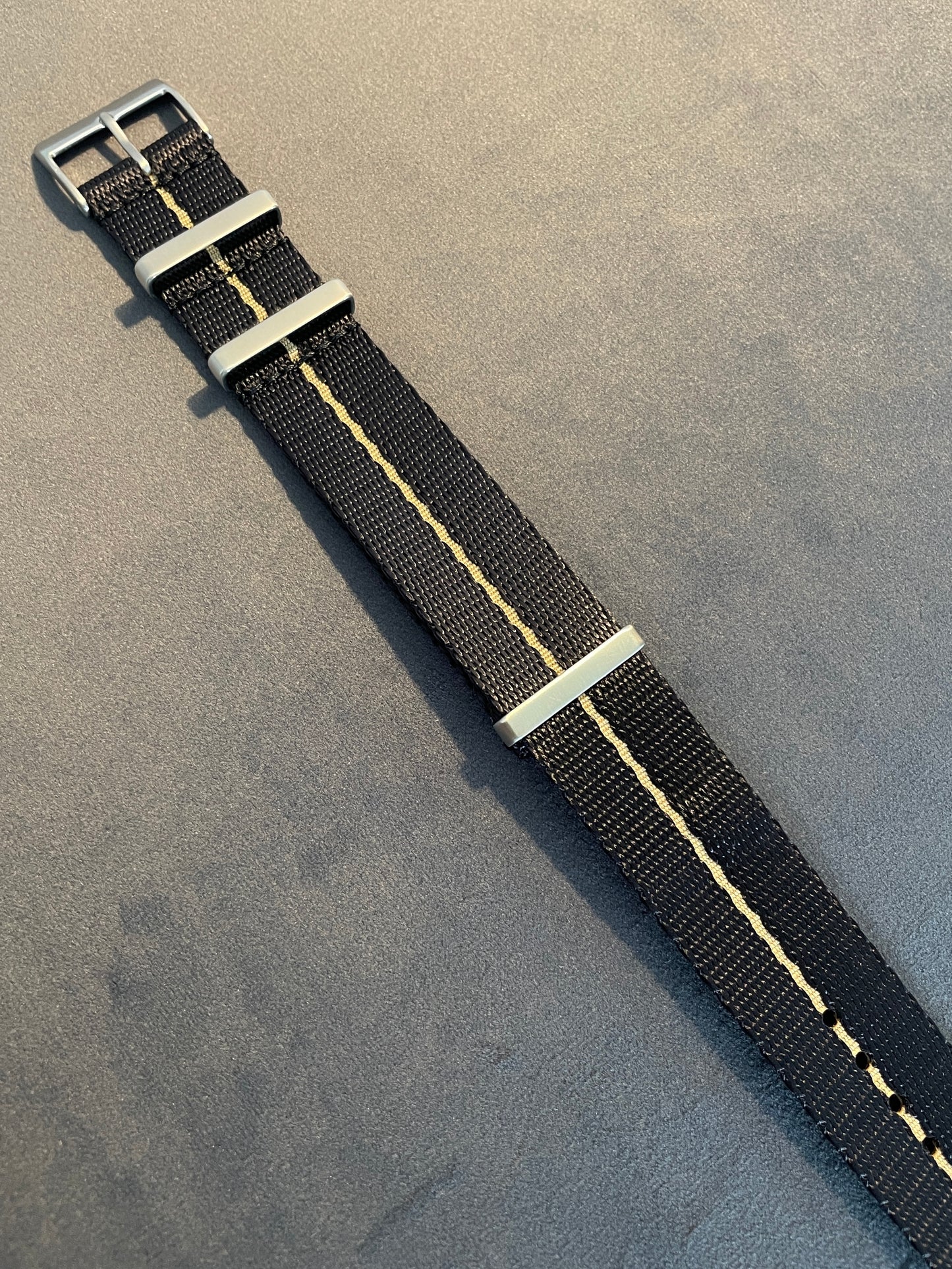 Black Nato Strap 20mm, 22mm