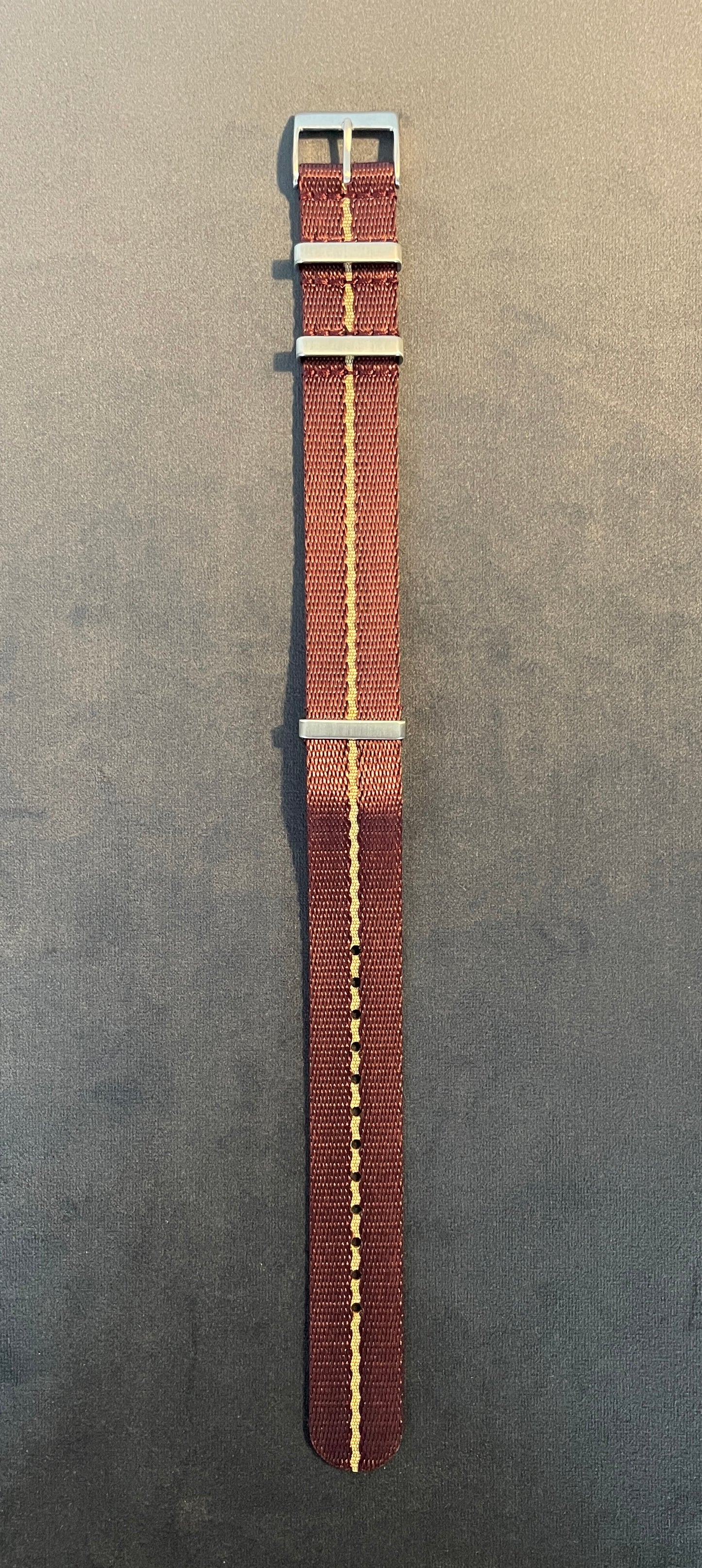 Red Nato Strap 20mm, 22mm