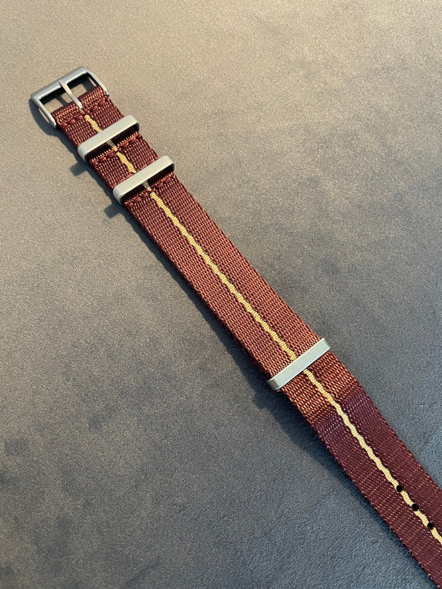 Red Nato Strap 20mm, 22mm