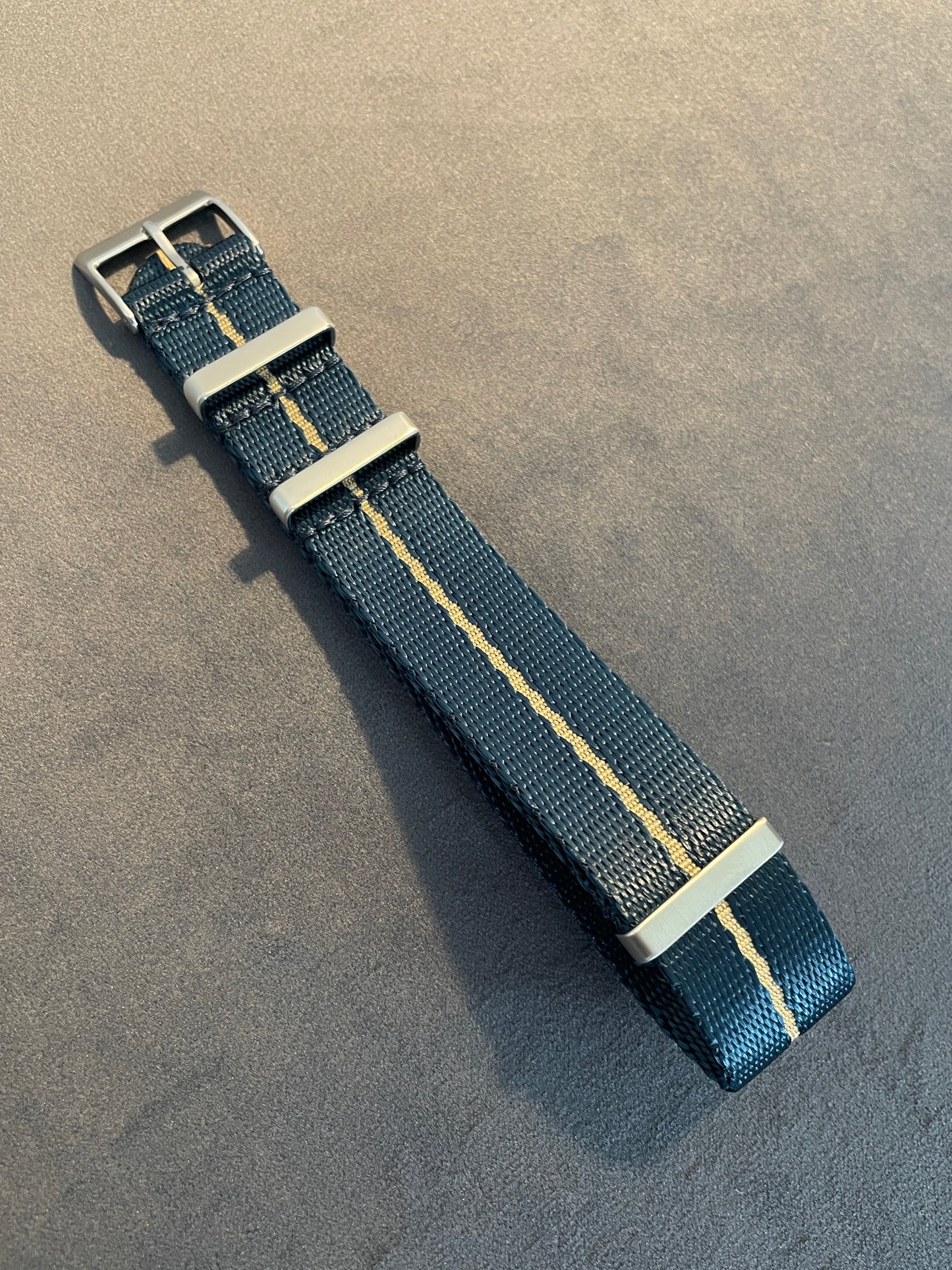 Blue Nato Strap 20mm, 22mm