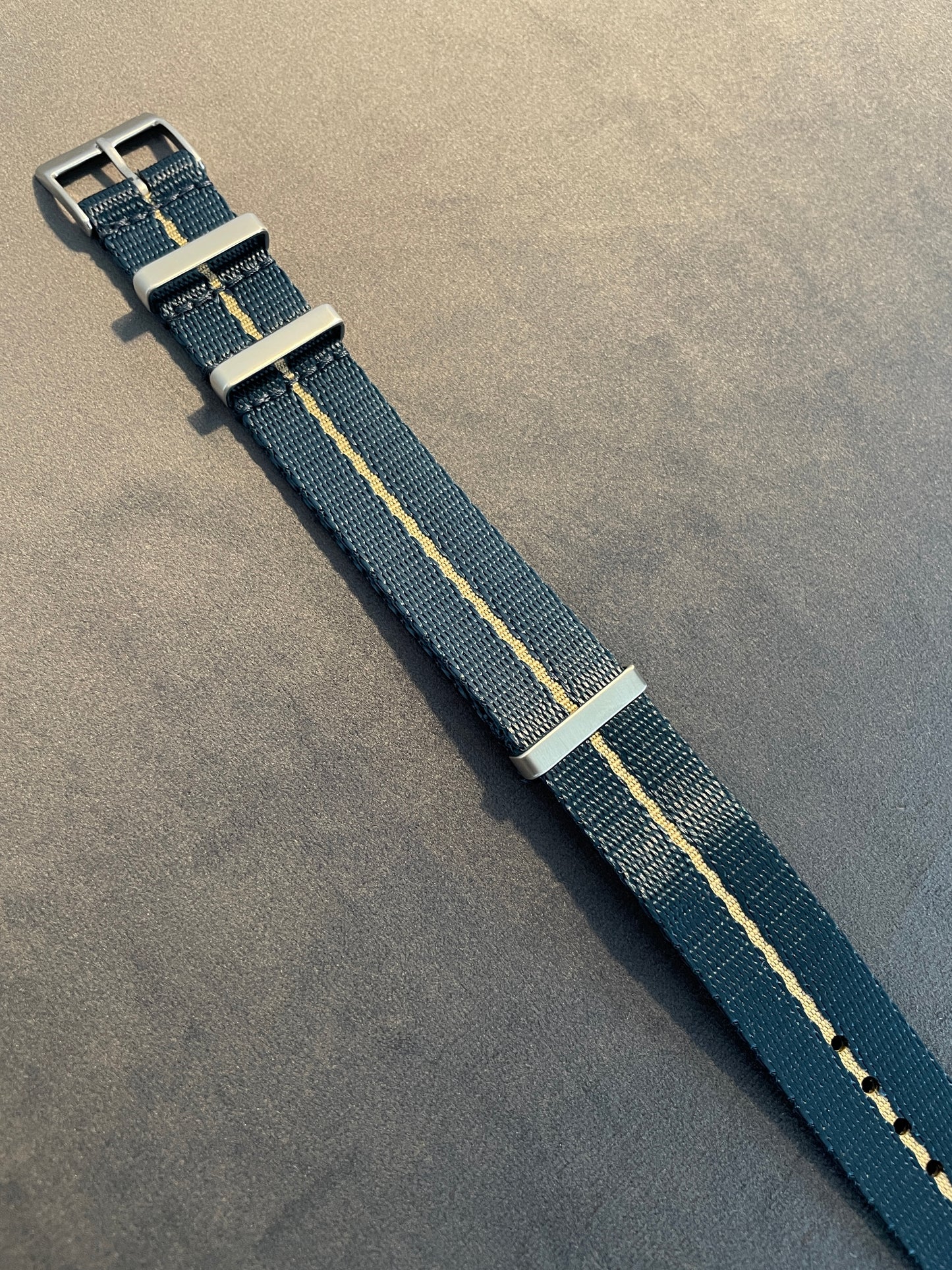 Blue Nato Strap 20mm, 22mm