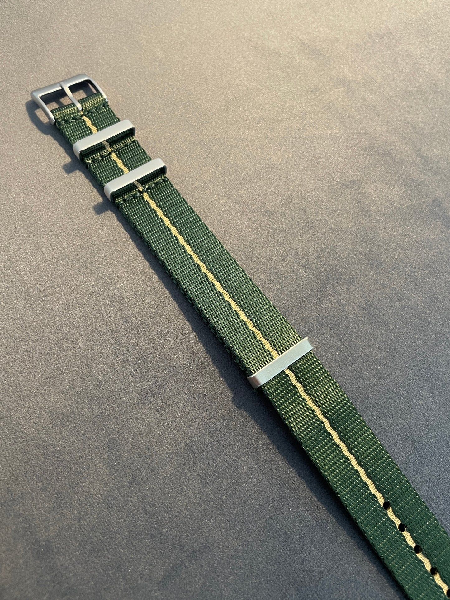 Green Nato Strap 20mm, 22mm