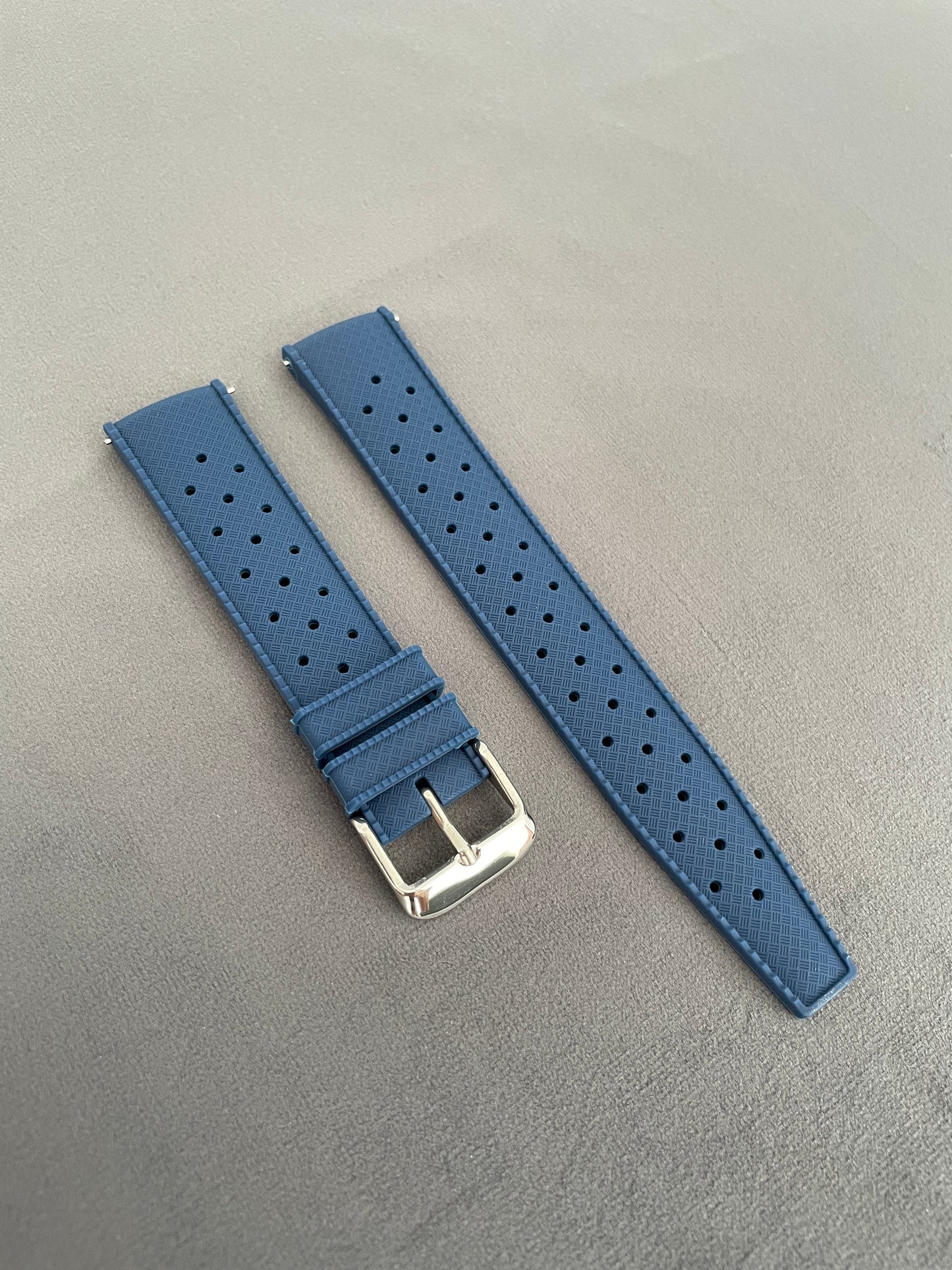 Blue Tropic Rubber Strap 18mm, 20mm, 22mm