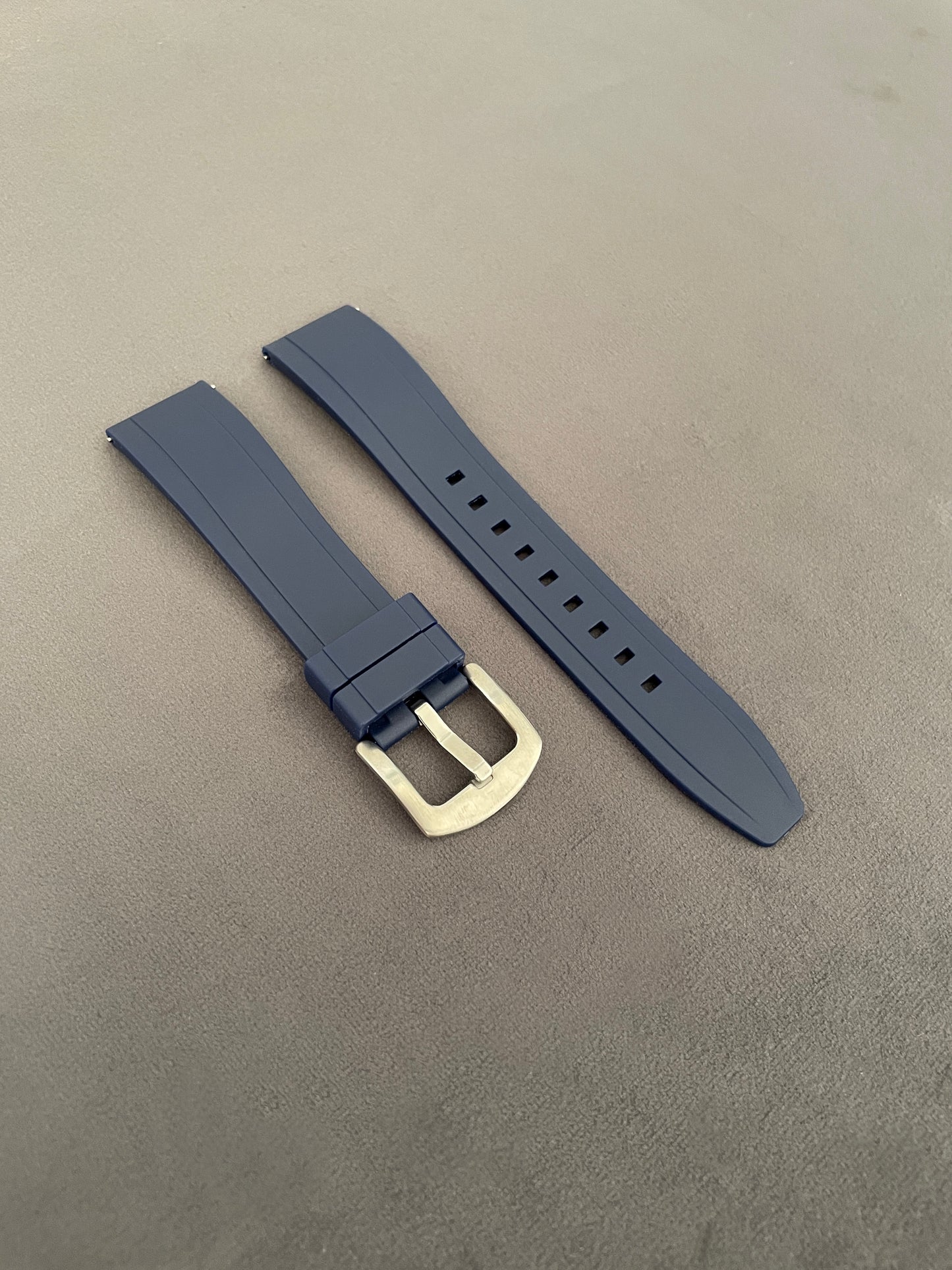 Blue Rubber Strap 20mm, 22mm, 24mm