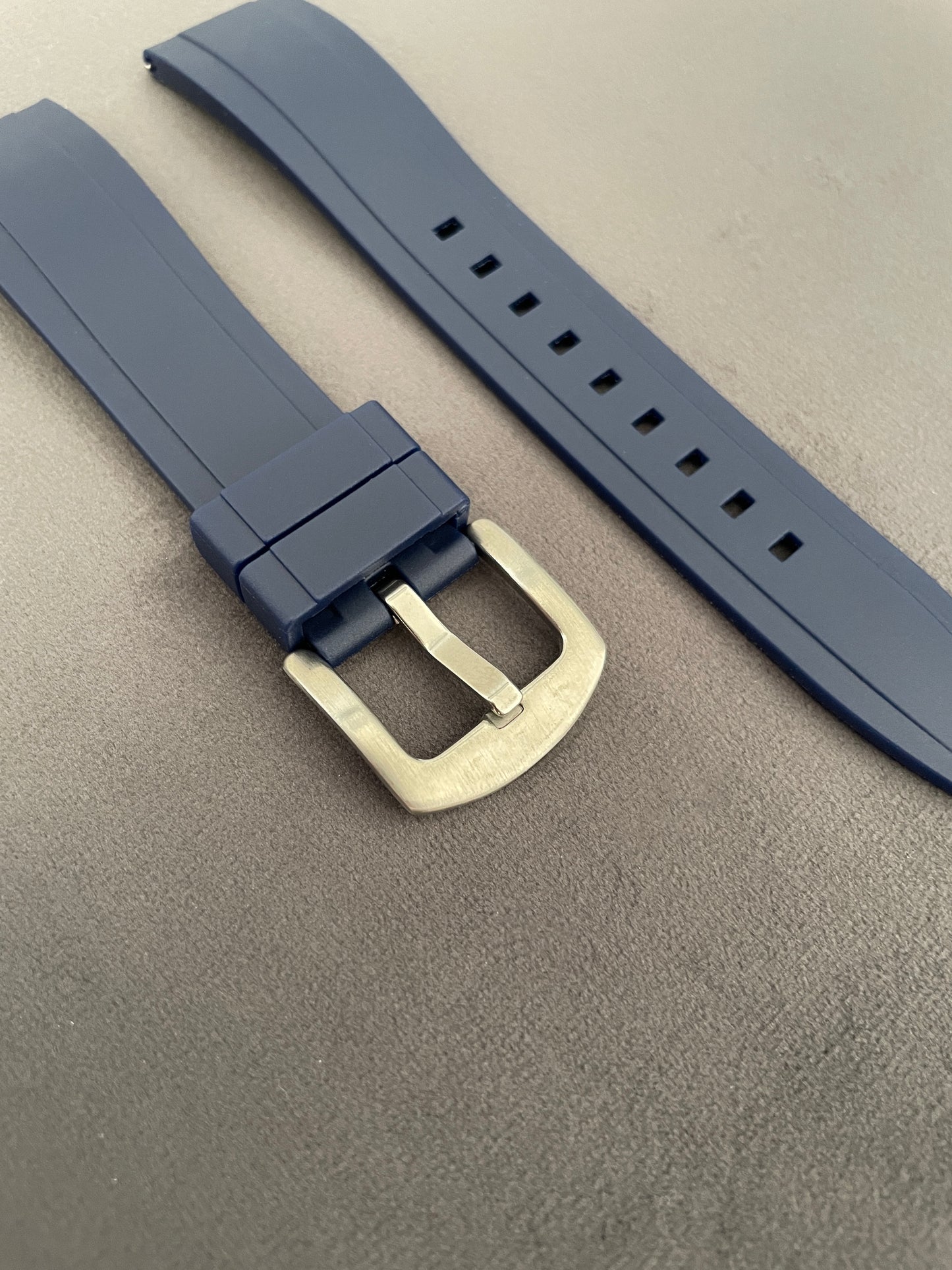 Blue Rubber Strap 20mm, 22mm, 24mm