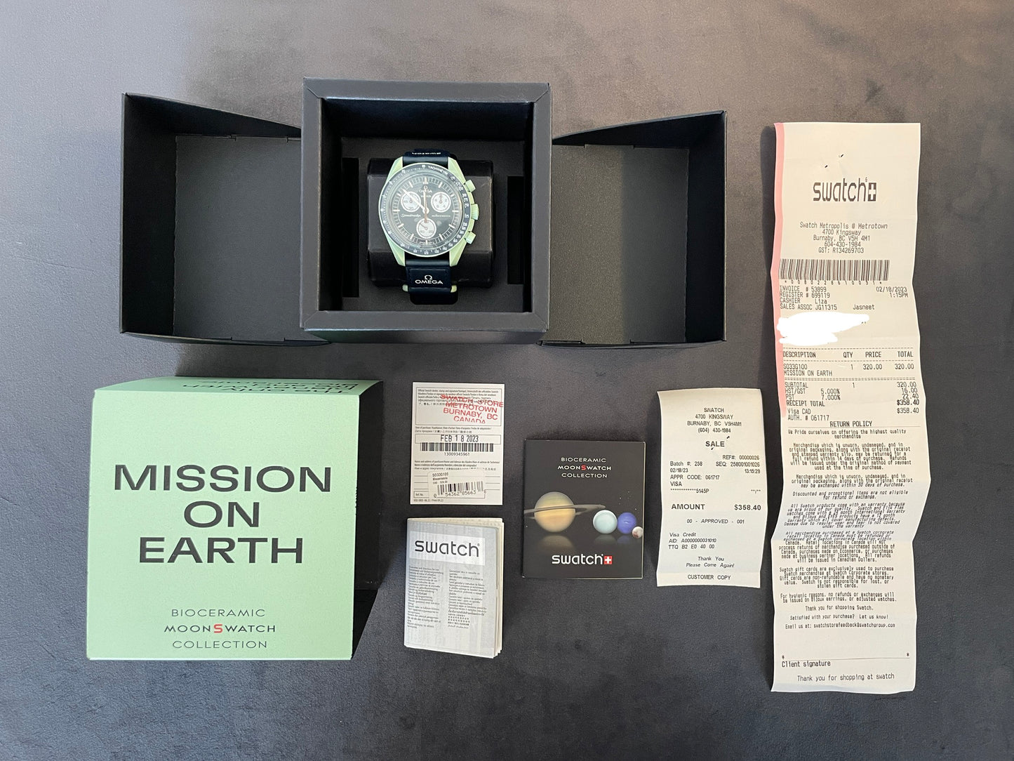 Omega X Swatch Earth