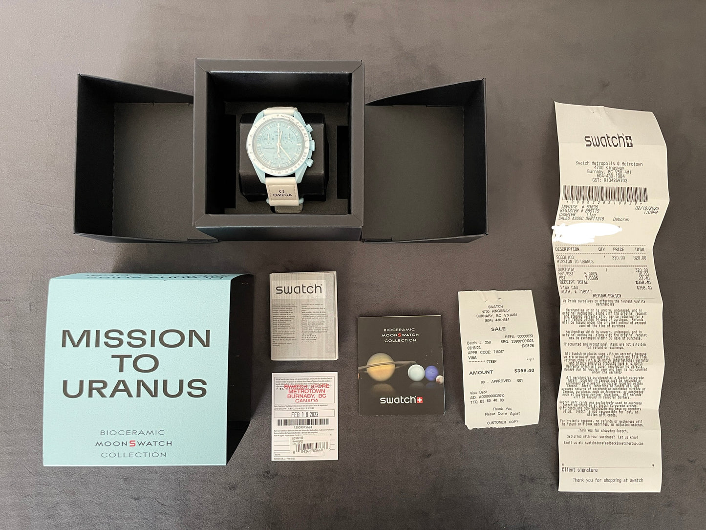 Omega X Swatch Uranus