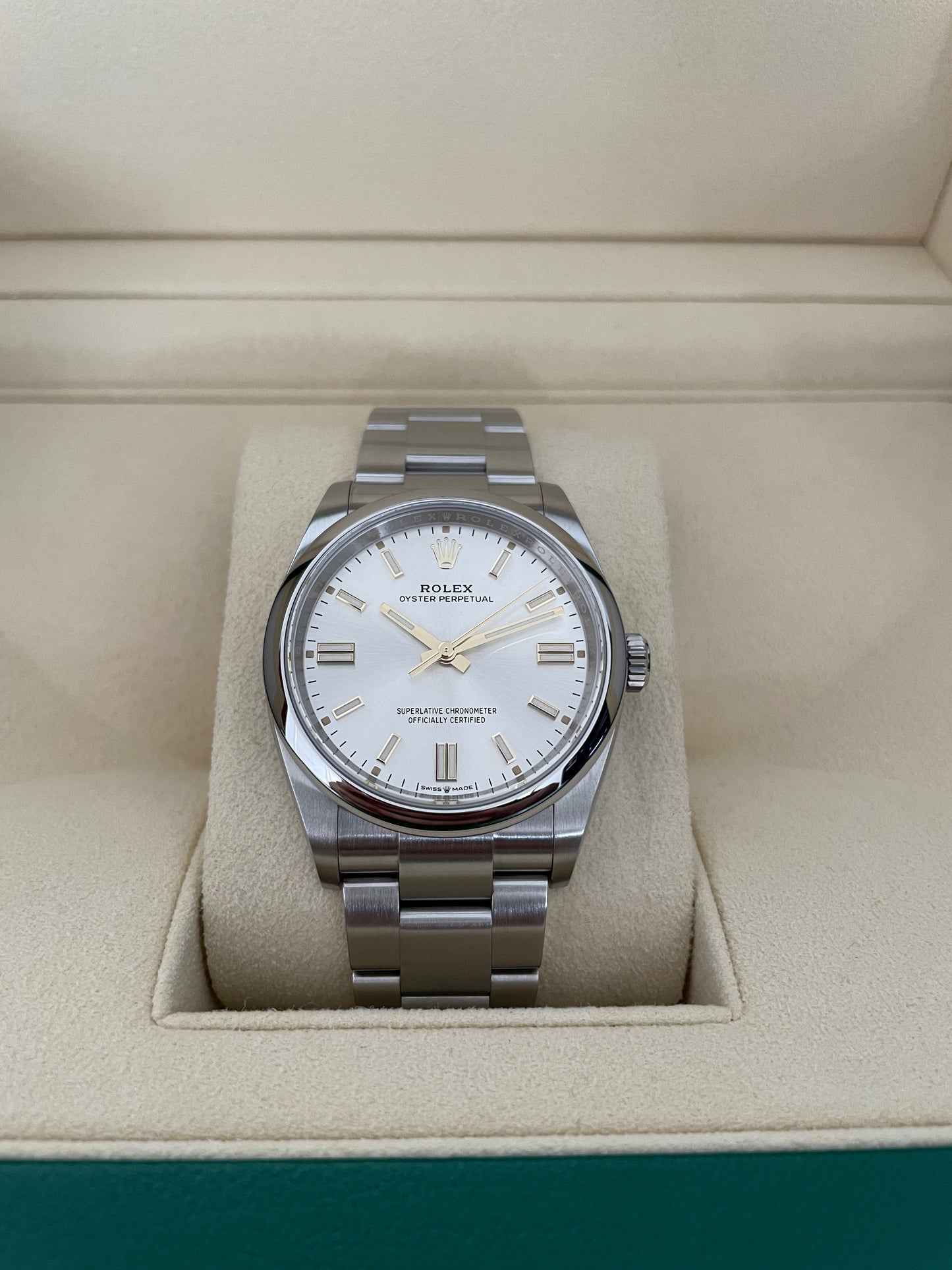 Rolex Oyster Perpetual 36mm Silver