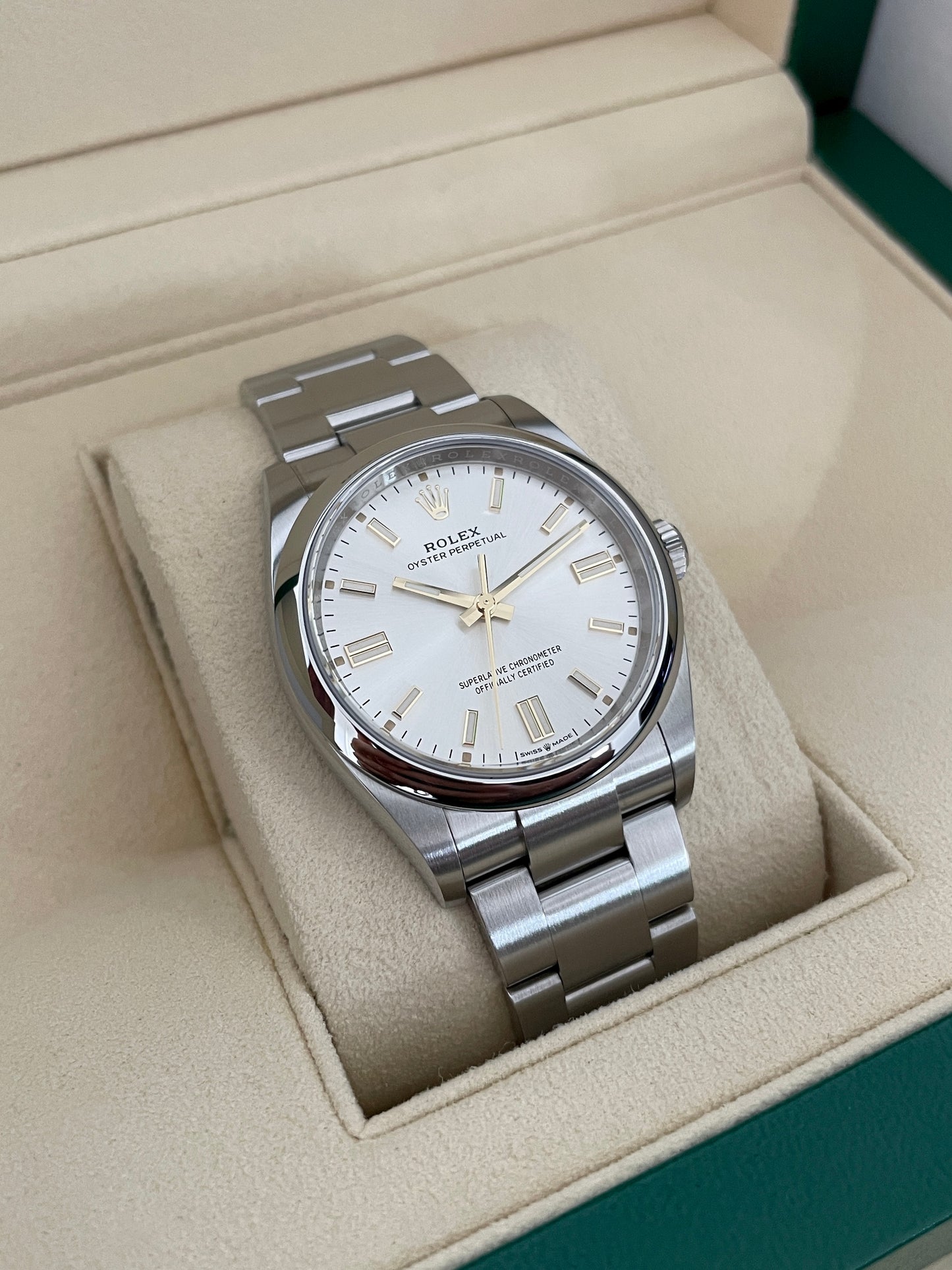 Rolex Oyster Perpetual 36mm Silver