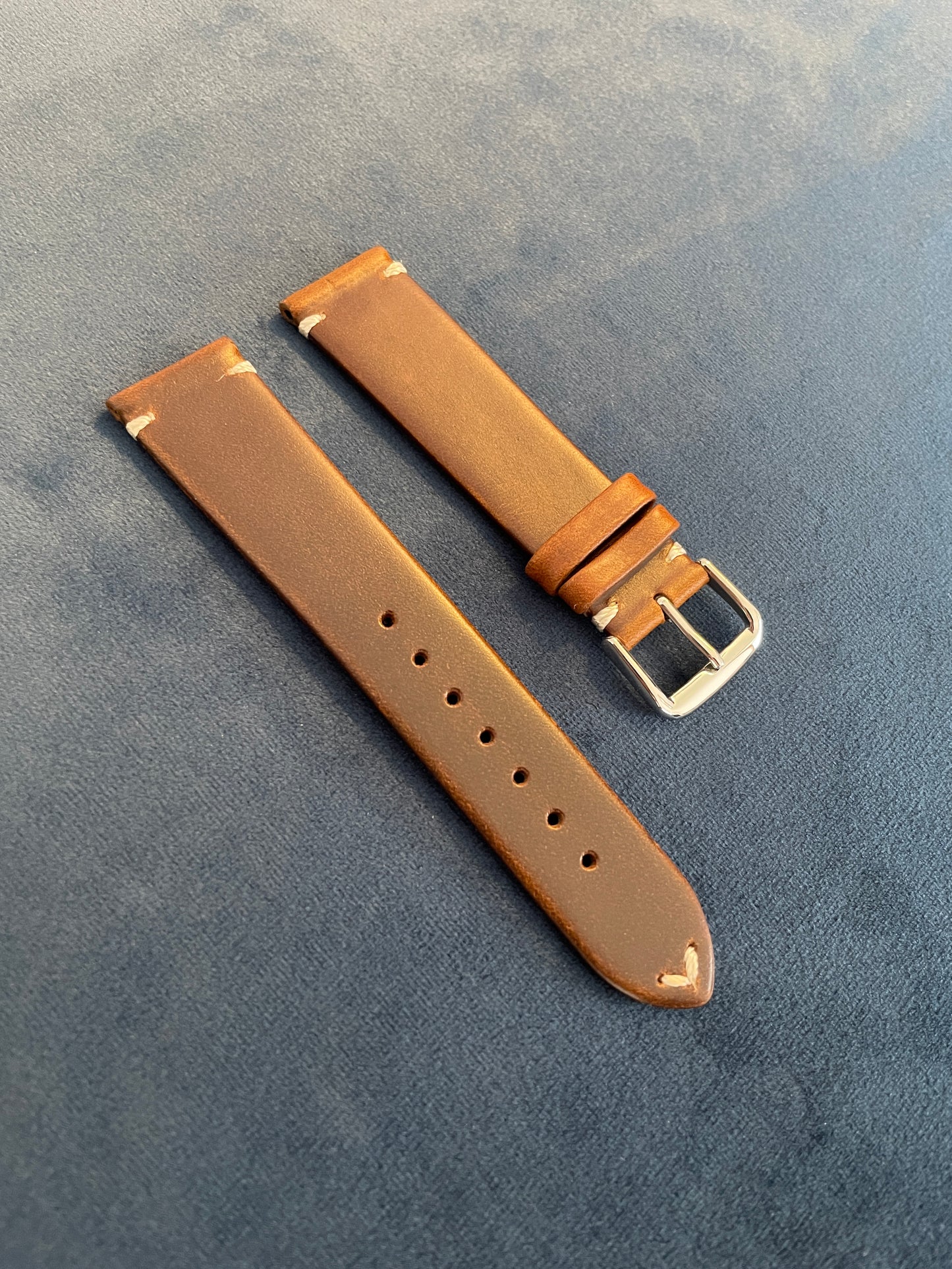 Tan Horween Leather Strap 18mm, 19mm, 20mm, 21mm 22mm