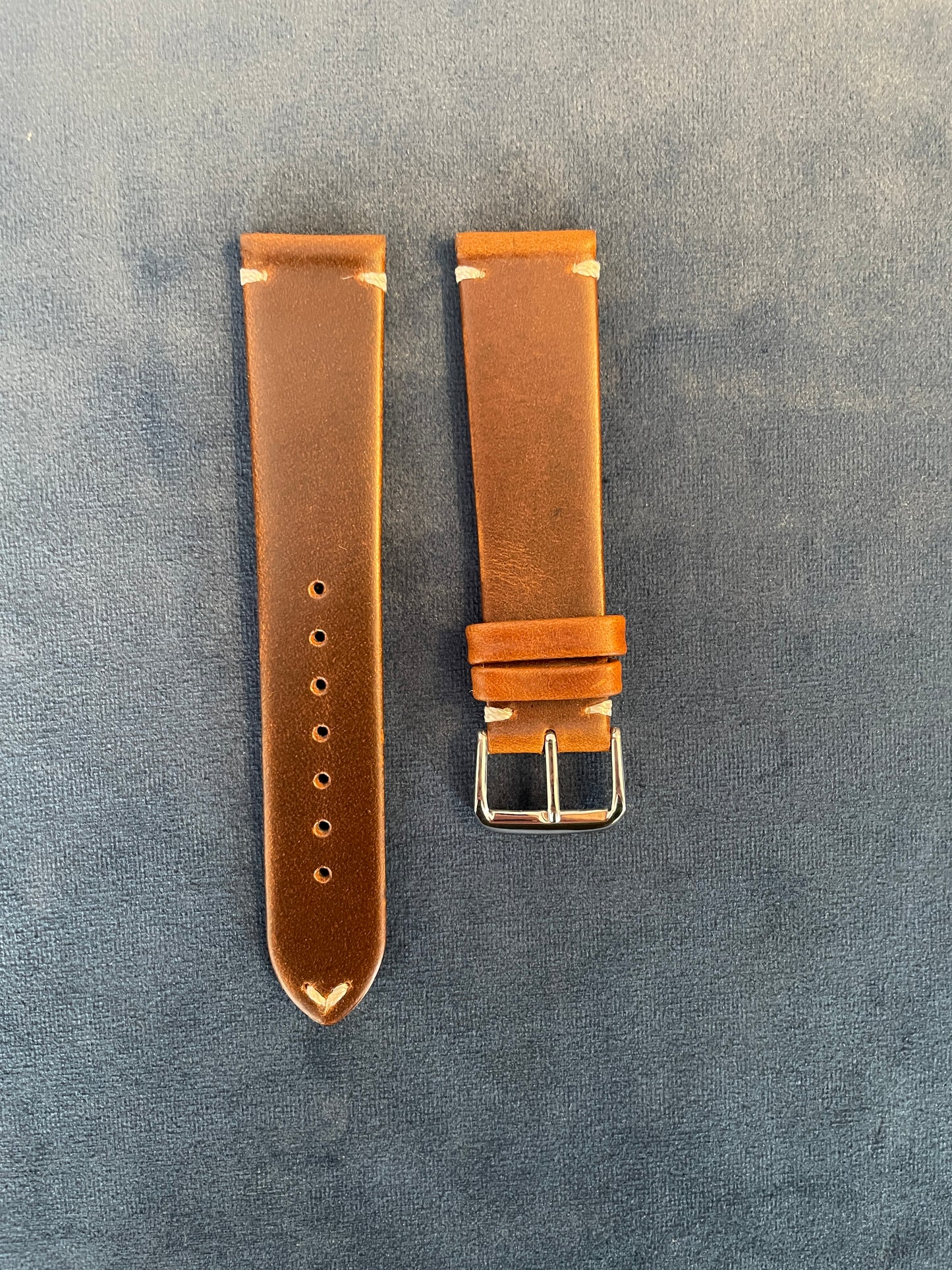 Tan Horween Leather Strap 18mm, 19mm, 20mm, 21mm 22mm