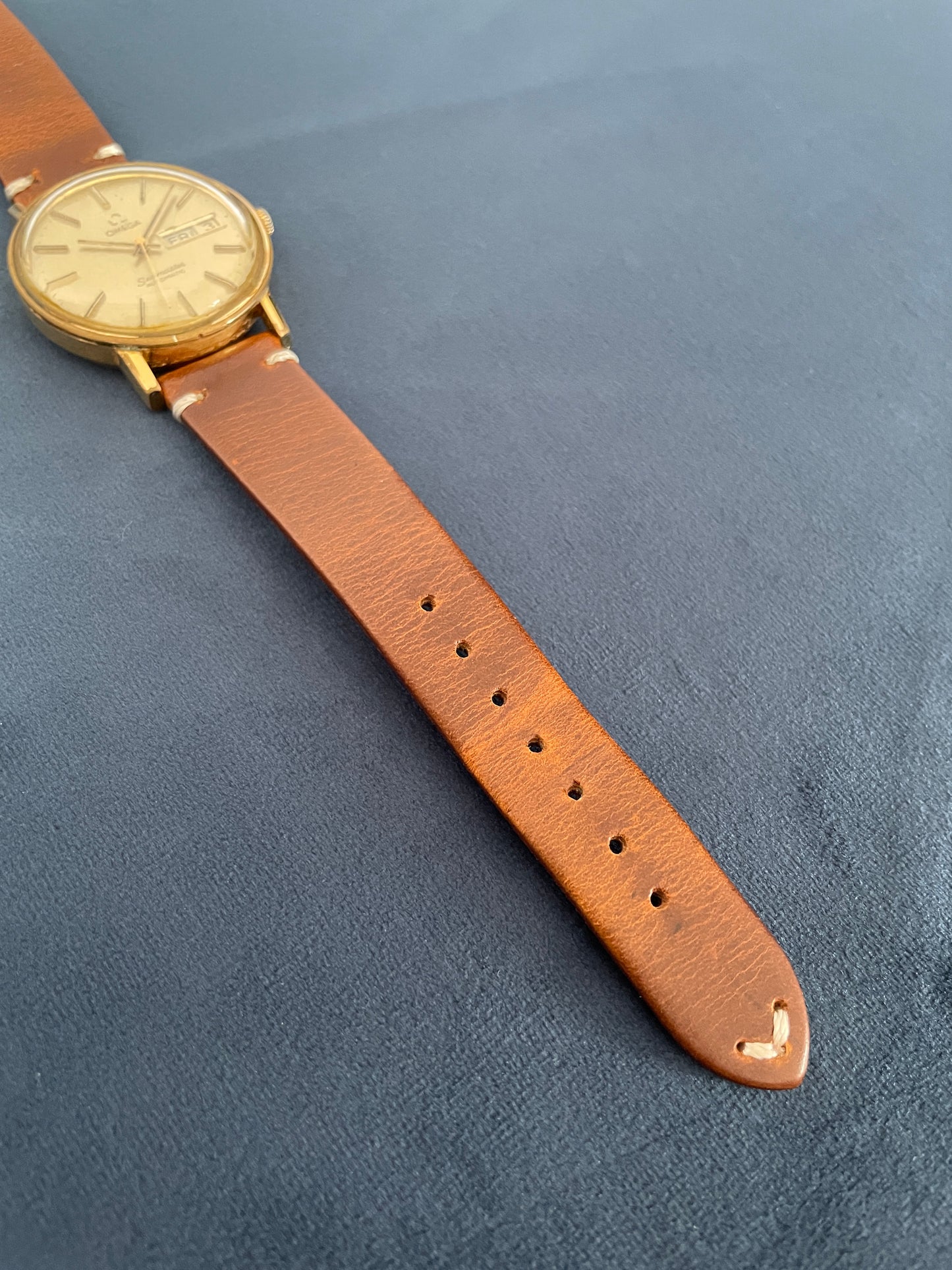 Tan Horween Leather Strap 18mm, 19mm, 20mm, 21mm 22mm