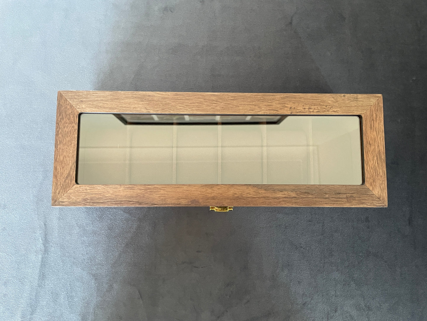 Wooden Watch Display Case 6 Slot